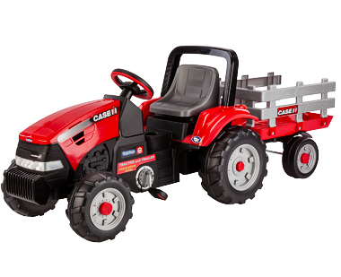 Kids Electric Ride On Maxi Diesel Tractor Chain Pedal Drive by Peg Perego 