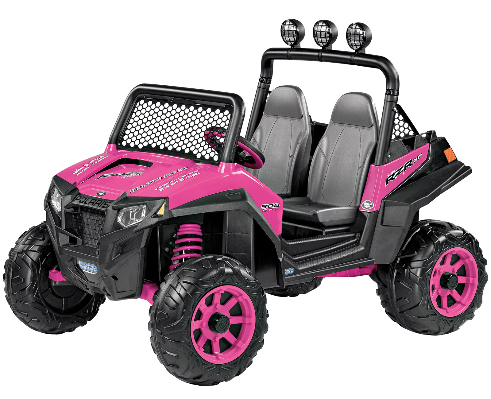 Pink 12v Peg Perego Polaris Ranger RZR 900 Wheel Cover 